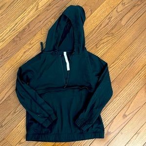 Lululemon Black Hooded pullover jacket